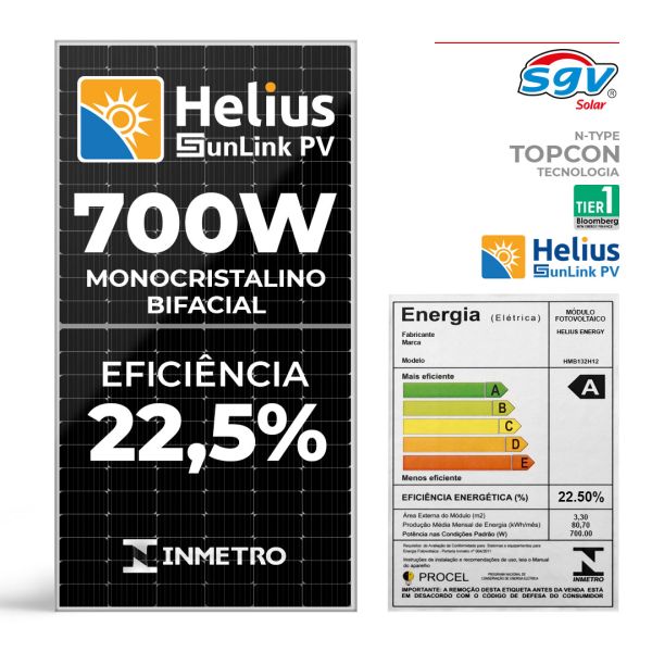 MODULO SOLAR HELIUS HYPERION 700W