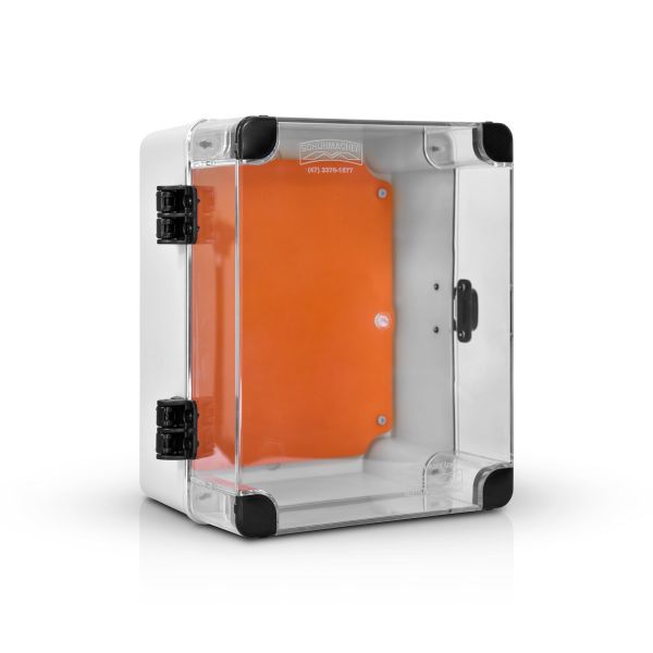 QUADRO ELÉTRICO CAIXA PLÁSTICA TAMPA TRANSPARENTE 25 x 20 x 15 CM IP66